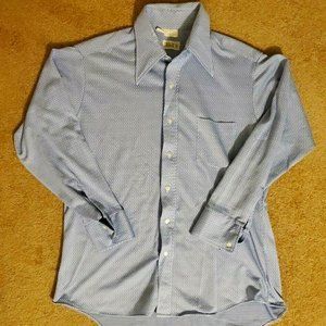 Ely & Walker Men's Blue Aztec Western Shirt Size L